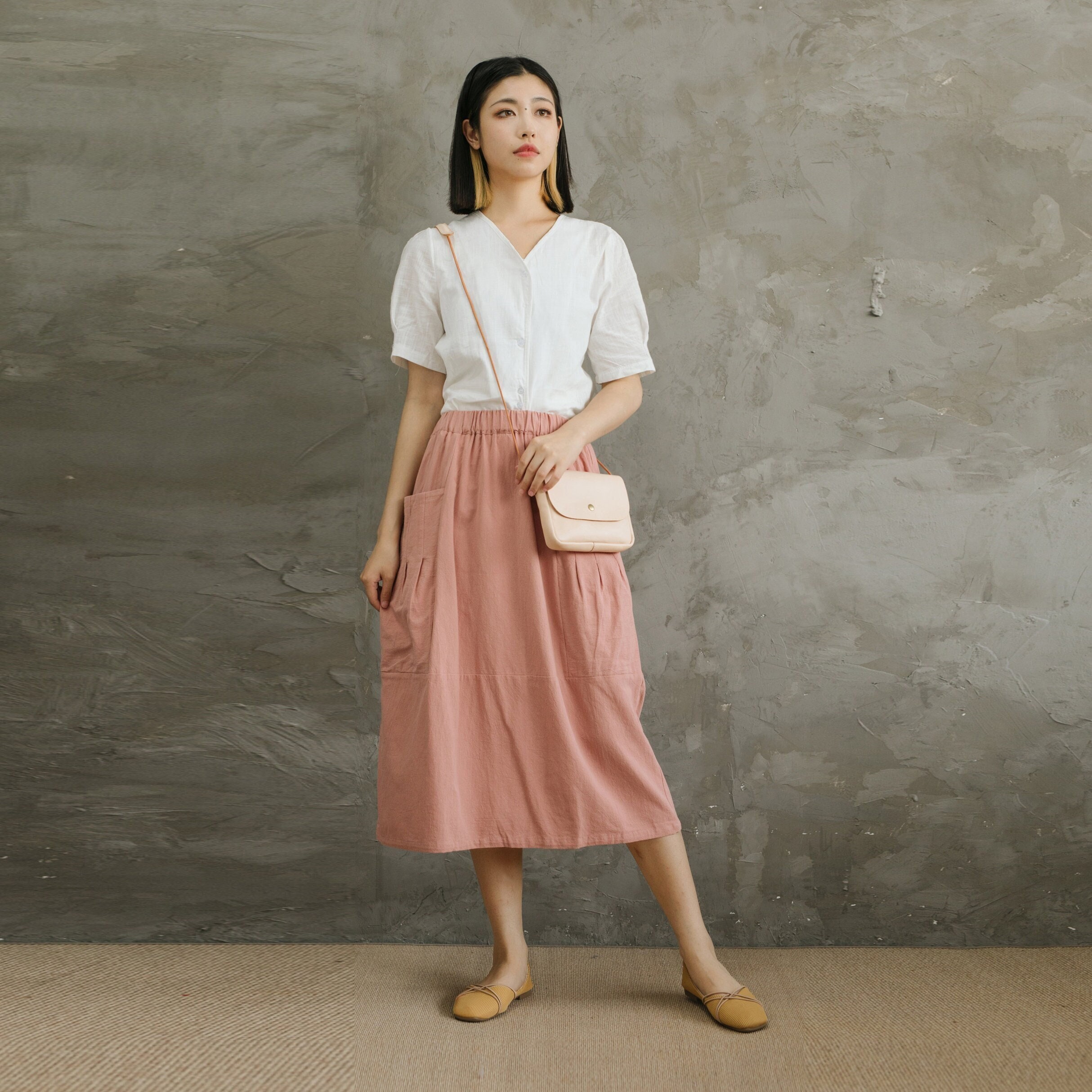 Casual Loose Summer Cotton Skirts