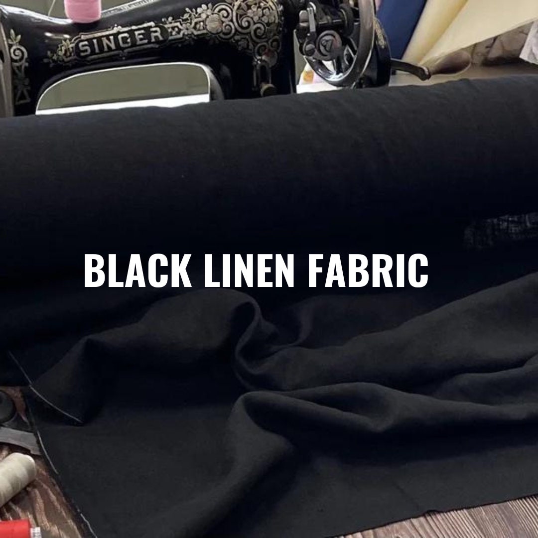 Black linen shirt for men - Image 10