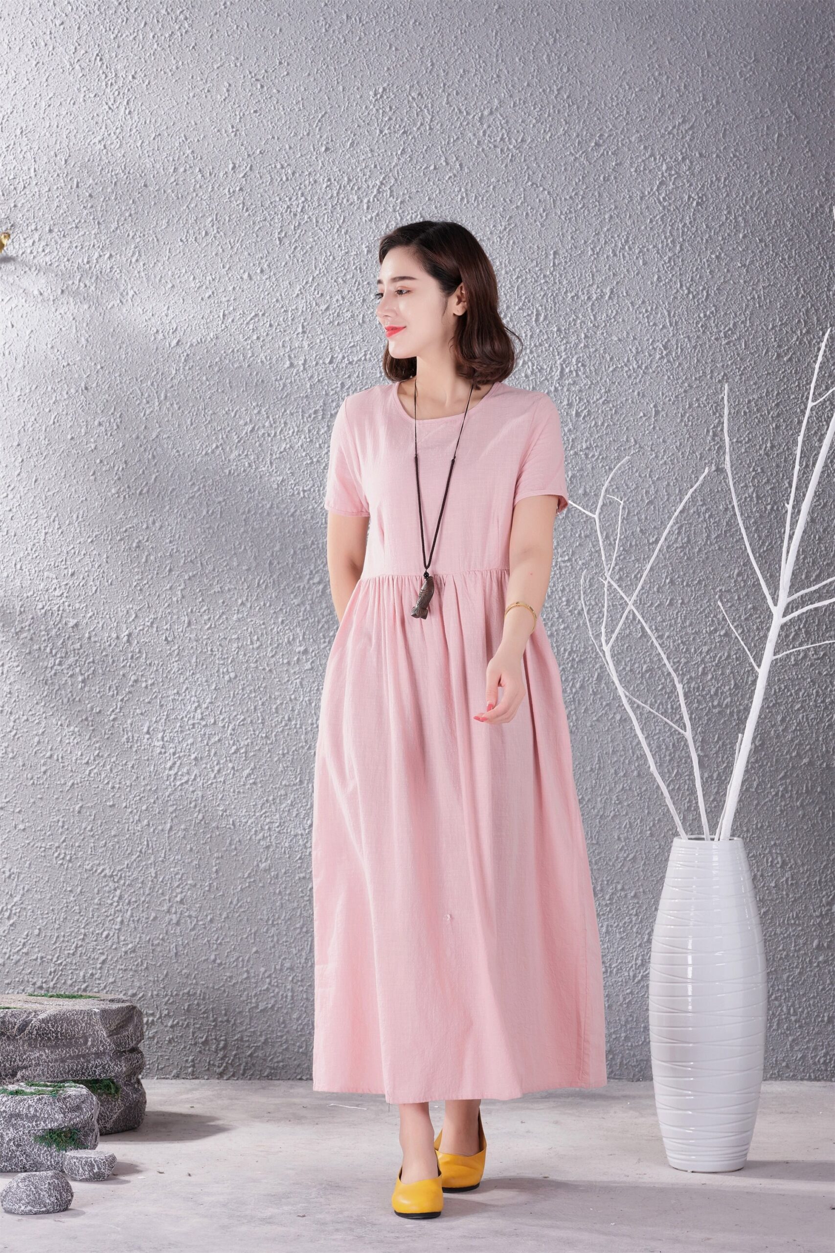 Clearance Summer Dress Cotton Dress