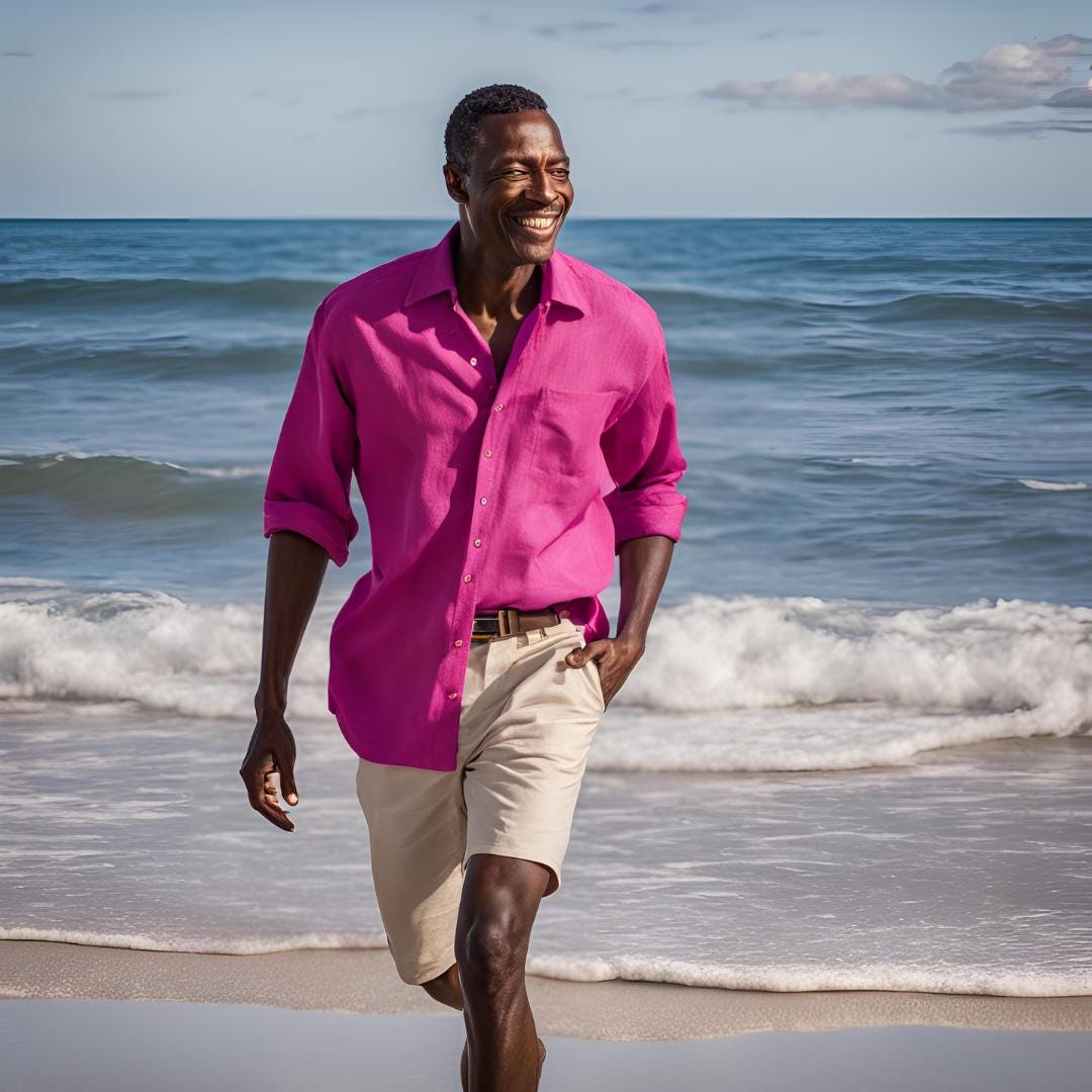 Fuchsia lightweight summer festival wear